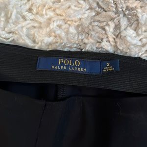 Polo dress pants, size 2, and black.
